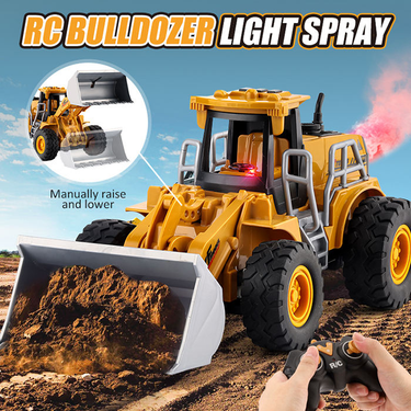 2.4GHz RC Bulldozer Spray Model With Lights